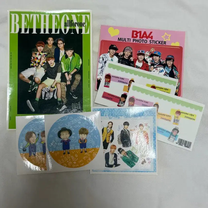 [BUNJANG] B1A4 Photocard & Sticker Bundle Set / 비원에이포 포카&스티커(묶음판매)