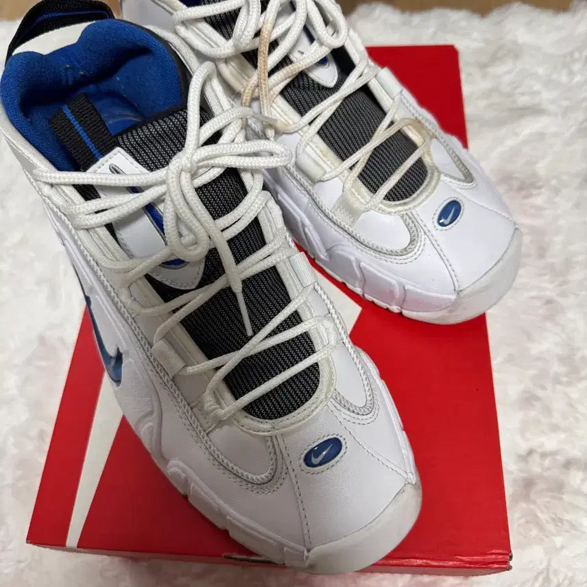 [BUNJANG] Nike Air Max Penny White/Blue / 나이키 에어맥스 페니 흰/블루 9.5