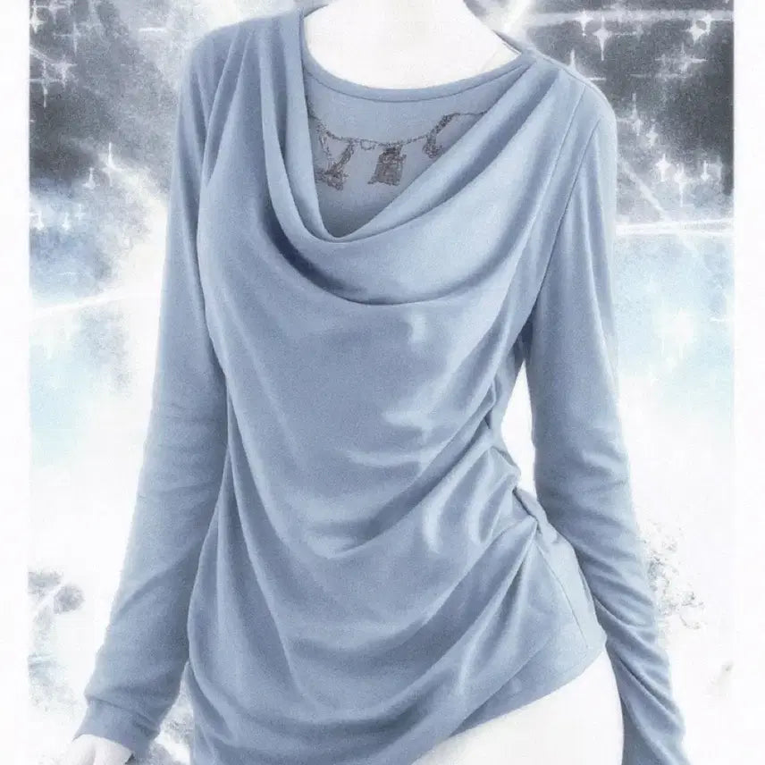 [BUNJANG] Japanese Vintage Y2k Fairy Mori Girl Layered Shirring T-shirt / Y2k 일본 빈티지 페어리 오리엔탈 모리걸 레이어드 셔링 티셔츠