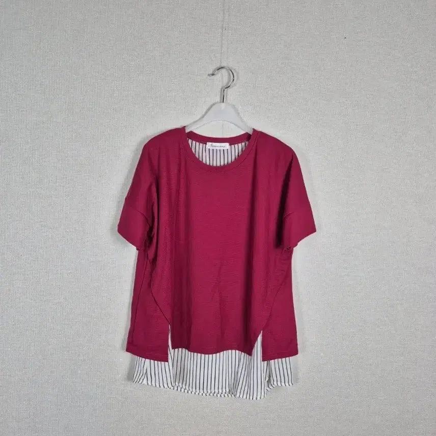[BUNJANG] Rayon Blend Burgundy Chiffon Sleeveless Blouse M Size New With Tags / (#55,66추천/M/택X새상품)레이온혼방 버건디 쉬폰나시  블라우스