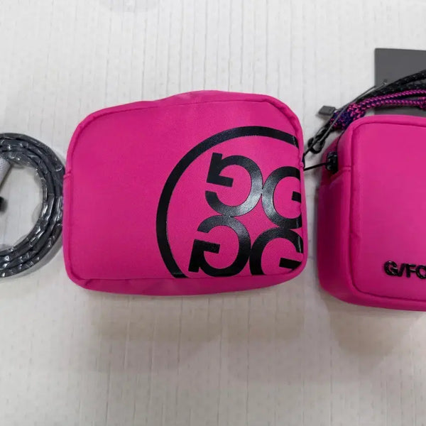 [BUNJANG] G/FORE Women's Golf Belt Bag (Pink & Black) / 여성 골프 벨트백 핑크&블랙