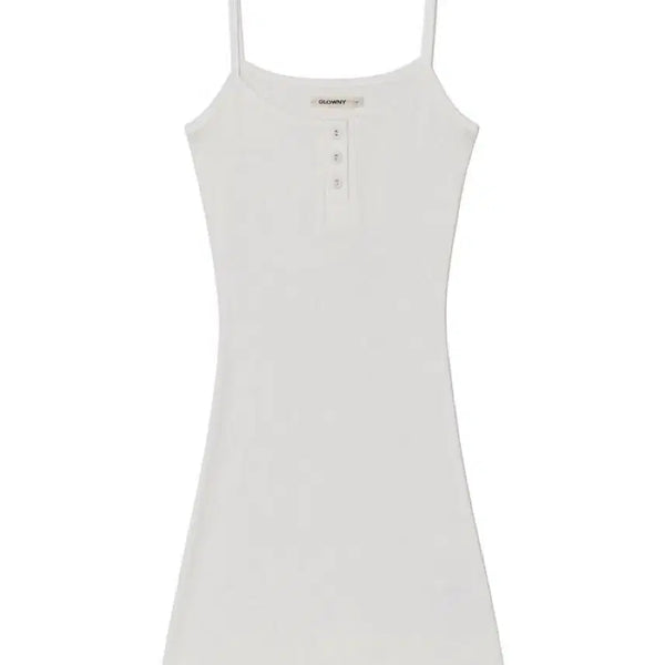 [BUNJANG] GLOWNY Province Eyelet Cami Dress White / 글로니 PROVINCE EYELET CAMI DRESS 프로방스 원피스