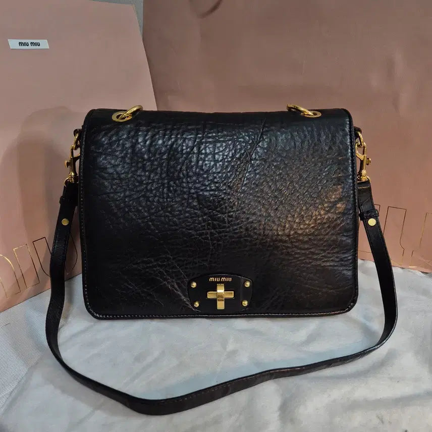 [BUNJANG] Miu Miu Satchel Tote & Shoulder Two-Way Bag / [미우미우] 사첼백 토트앤숄더백 투웨이백