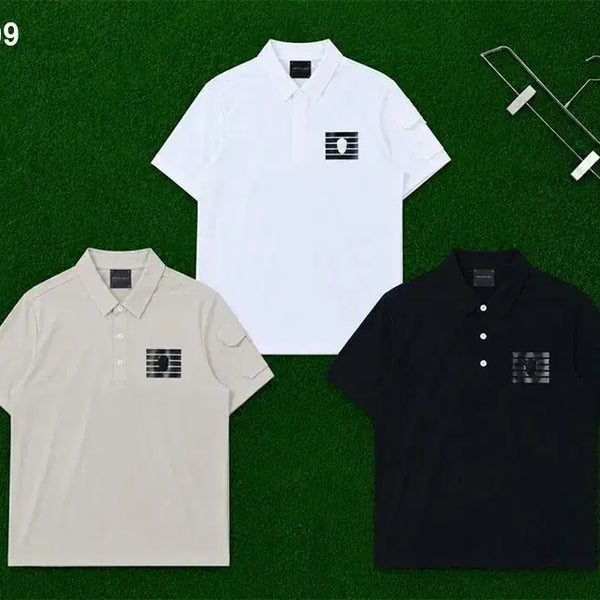 [BUNJANG] Amazingcre Ghost Accordion Pocket Collar T-shirt / 어메이징크리 고스트 아코디오 포켓 카라 티셔츠
