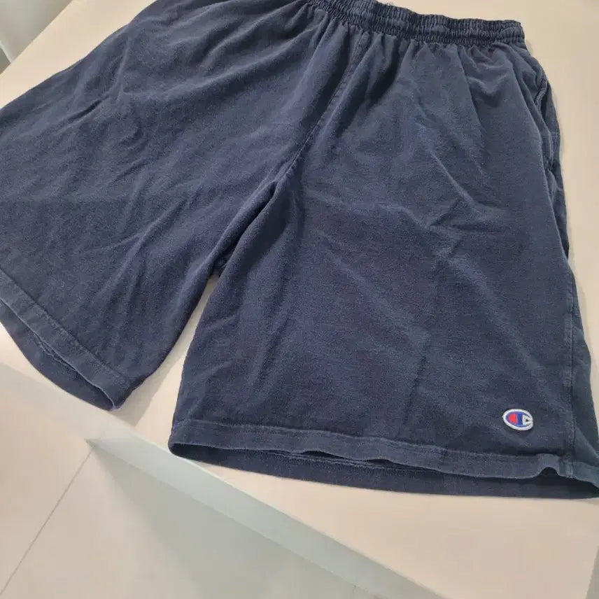 [BUNJANG] Champion Navy Banding Shorts Bundle Set (2 pcs, USA XL) / [USA XL / 일괄 2장] 챔피온 네이비 밴딩 반바지 판매