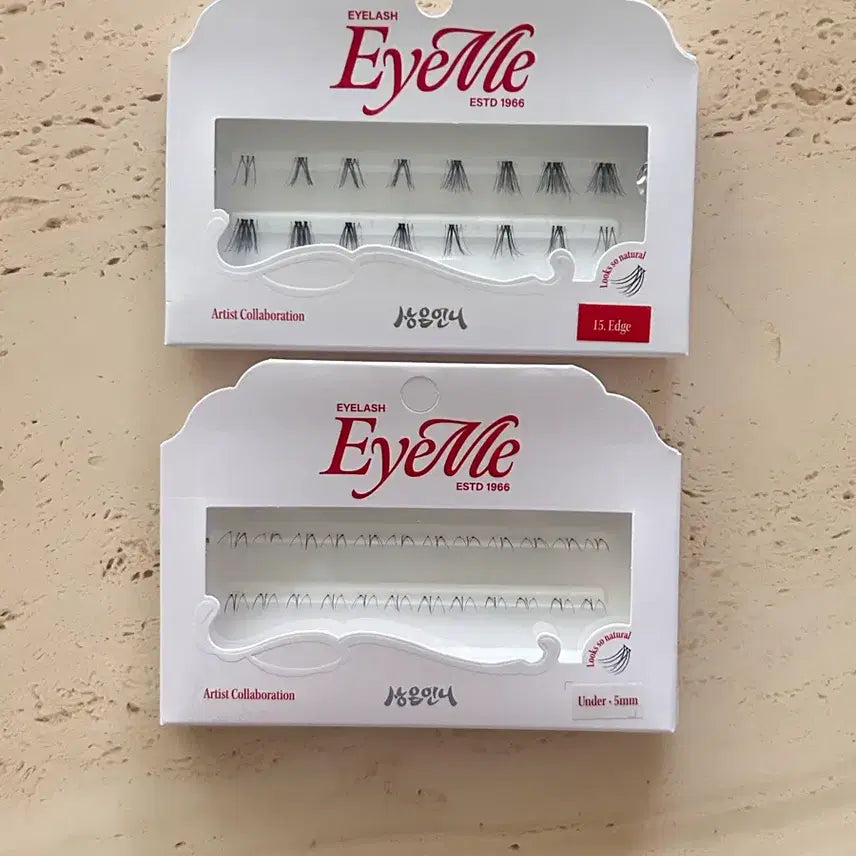 [BUNJANG] Aimi x Sangeunni Edge & Under False Eyelashes (15g, 5mm) / 아이미x상은언니 쏙쏙 가닥 속눈썹 15호 엣지 & 언더 5mm