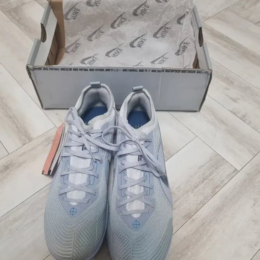 [BUNJANG] Nike Zoom Mercurial Vapor 14 Pro TF Grey Black Quantum Blue / 나이키 줌 머큐리얼 베이퍼 14 프로 TF 그레이 블랙큰드 블루