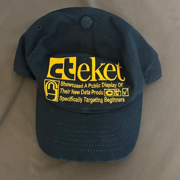 [BUNJANG] TEKET Embroidered Logo Ball Cap / 테켓