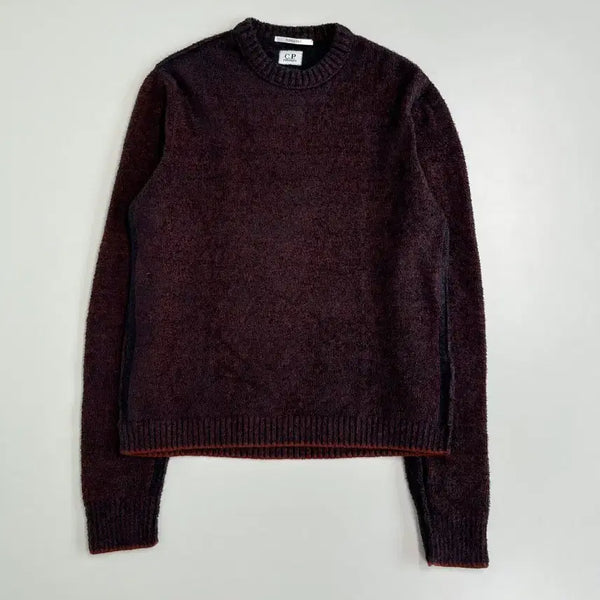 [BUNJANG] CP Company Fleece Knit Crewneck Sweater / [정품] CP컴퍼니 플리스 니트 크루넥 스웨터