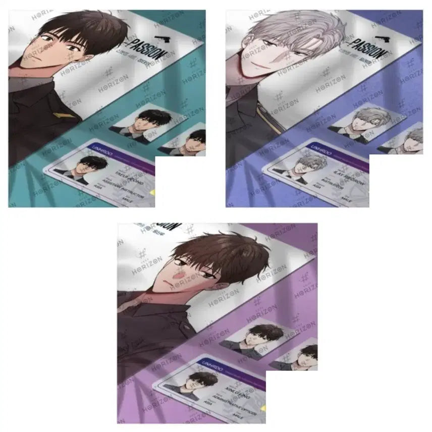 [BUNJANG] Horizon Yuji Fashion Proof Photo Set (Sealed Bundle) / (판매) (일괄) (미개봉) 호라이즌 유우지 패션 증명사진 세트
