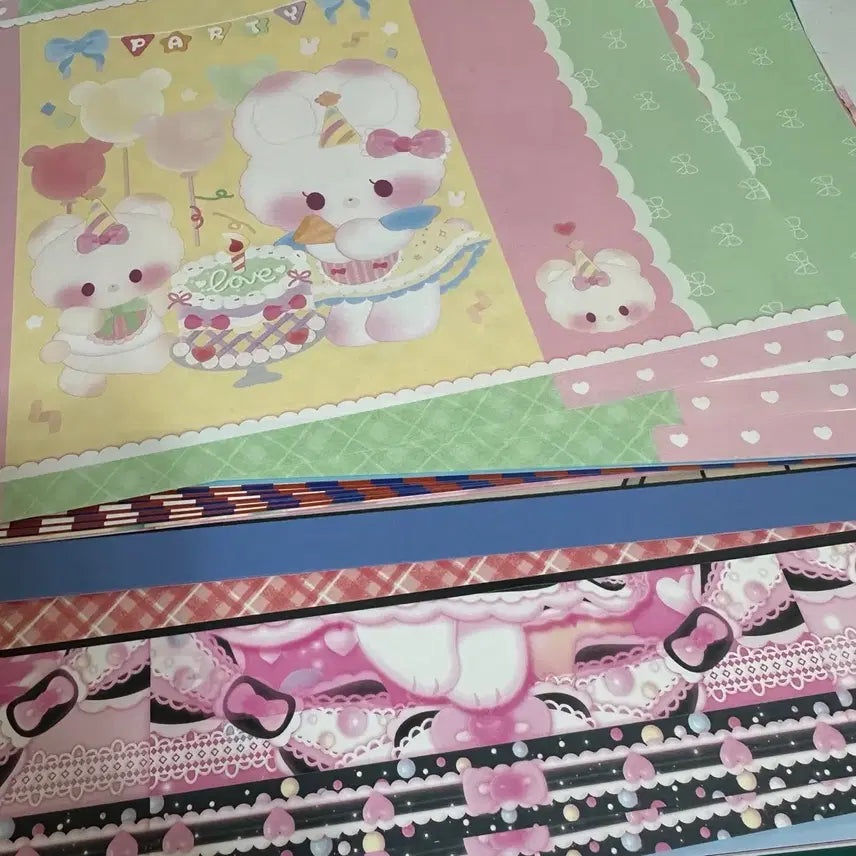 [BUNJANG] Mixed Wrapping Paper Set (135 sheets) / [특판] 랩핑지 믹스 135장 반택포 가격
