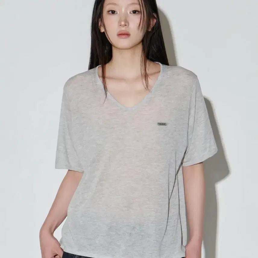 [BUNJANG] Helene Paris Linen Loose Fit Half Knit / 헬레네파리스 린넨 루즈핏 하프 니트