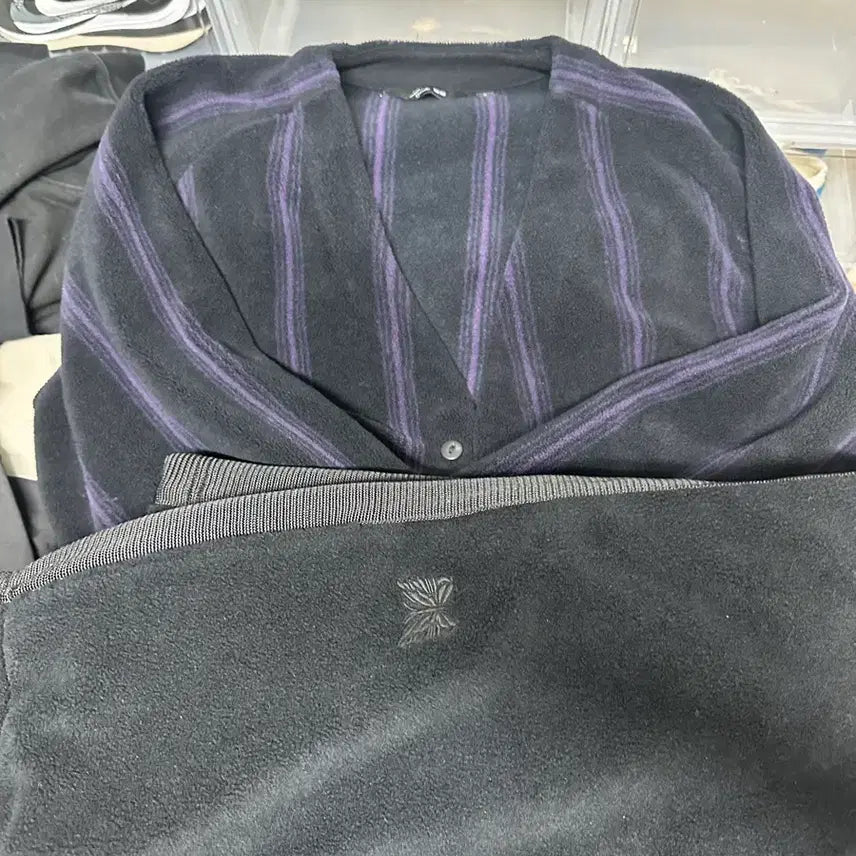 [BUNJANG] Uniqlo x Needles Fleece Pants Set (Both M) / 유니클로 니들스 후리스 팬츠 세트 (둘다 M)