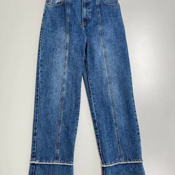 [BUNJANG] Alexander McQueen Straight Hem Detail Denim Pants / [정품] 알렉산더맥퀸 스트레이트 밑단 포인트 데님 팬츠