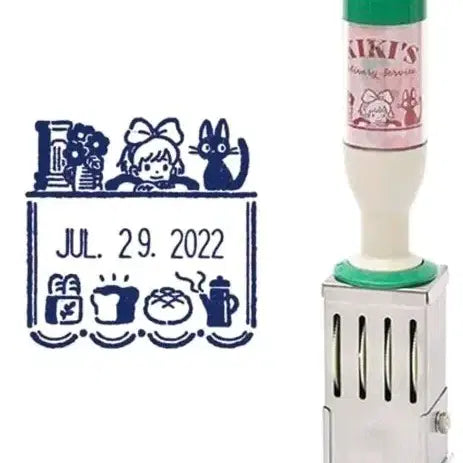 [BUNJANG] Kiki's Delivery Service Date Stamp (Up to 2033) / 지브리 마녀배달부키키 날짜스탬프(~2033년까지 가능)
