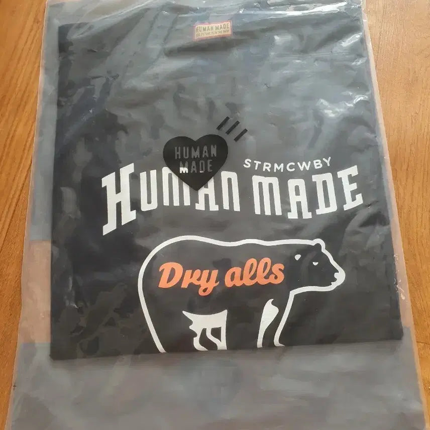 [BUNJANG] Human Made Bear Print T-Shirt Black XL / 휴먼메이드 티셔츠 블랙xl