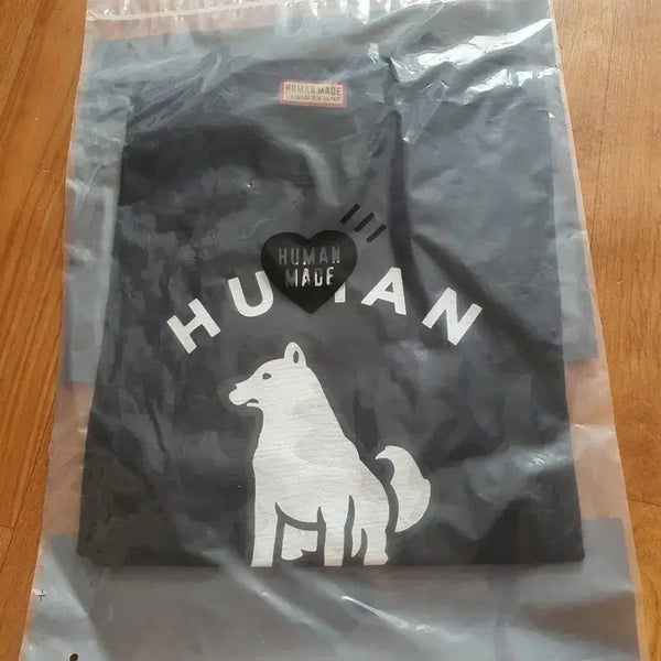 [BUNJANG] Human Made Dog Graphic Short Sleeve T-Shirt Black M / 휴먼메이드 강아지 반팔 티셔츠 블랙m