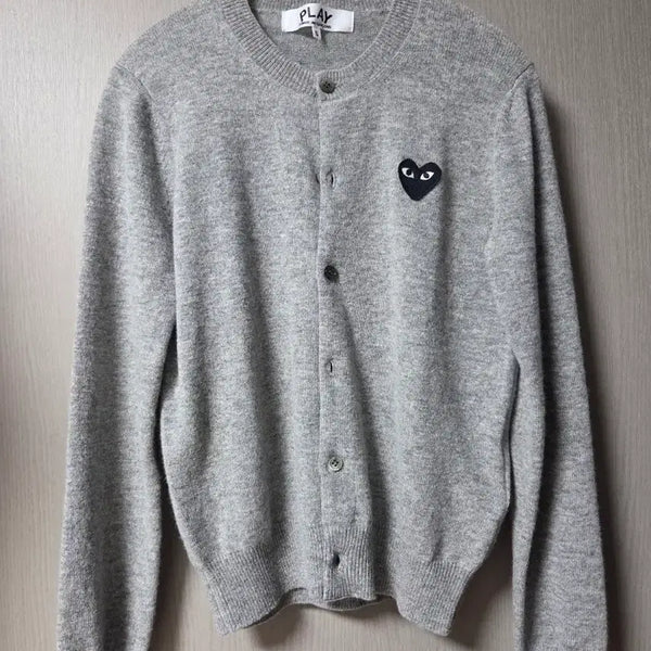 [BUNJANG] Comme des Garçons Cardigan Grey S / 꼼데가르송 가디건 그레이 새제품 S