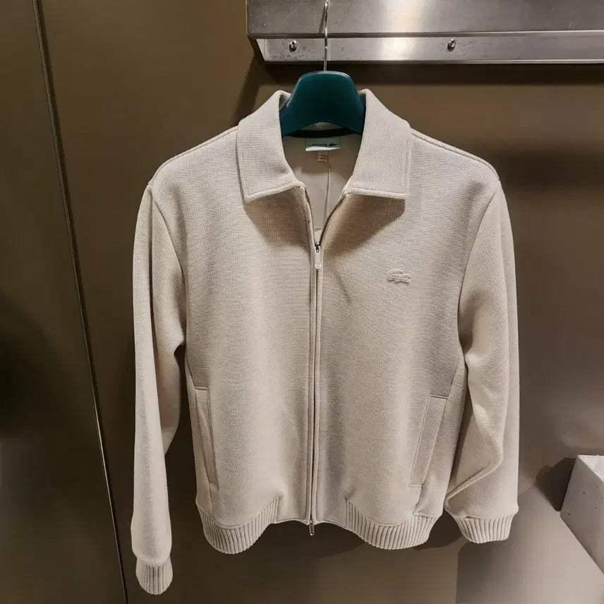 [BUNJANG] Lacoste Men's Collar Sweat Jumper / (새상품) 라코스테 남성 카라 스웻 점퍼 (집업) (가디건)