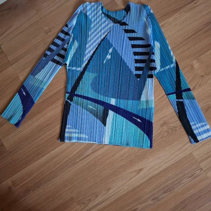 [BUNJANG] Pleats Please Geometric Pattern Blouse / 플리츠플리즈 3