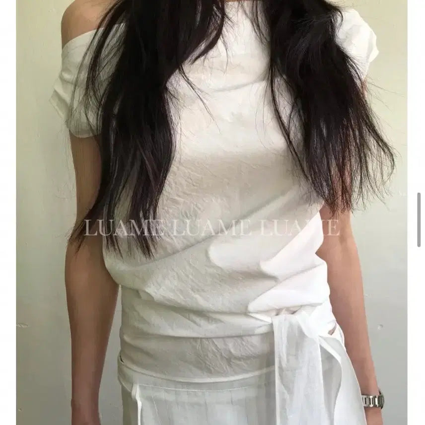 [BUNJANG] Luamu Pado Kins Off Blouse / (새상품) 루아므 파도 킨즈 오프 블라우스