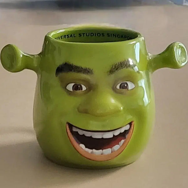 [BUNJANG] Shrek Face Mug Universal Studios Singapore / 슈렉 얼굴 머그컵 유니버셜 스튜디오 싱가포르