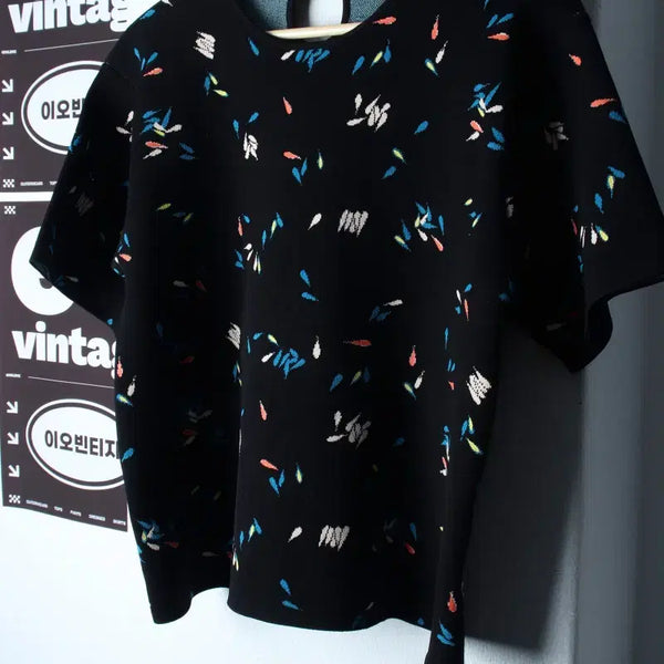 [BUNJANG] Opening Ceremony T-Shirt Knit Pattern Heavy / W(XS-S) 오프닝 세레모니 반팔 티셔츠 니트 패턴 헤비-H34833