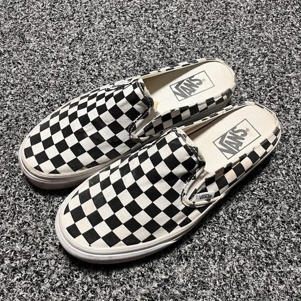 [BUNJANG] Vans Checkerboard Mule Sneakers (US 7) / 반스 체커보드 뮬 스니커즈 250