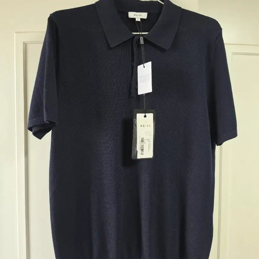 [BUNJANG] REISS Men's Knit Polo T-Shirt / [새제품] REISS 리스 남성 니트 PK 카라티 반팔 판매합니다~~~~
