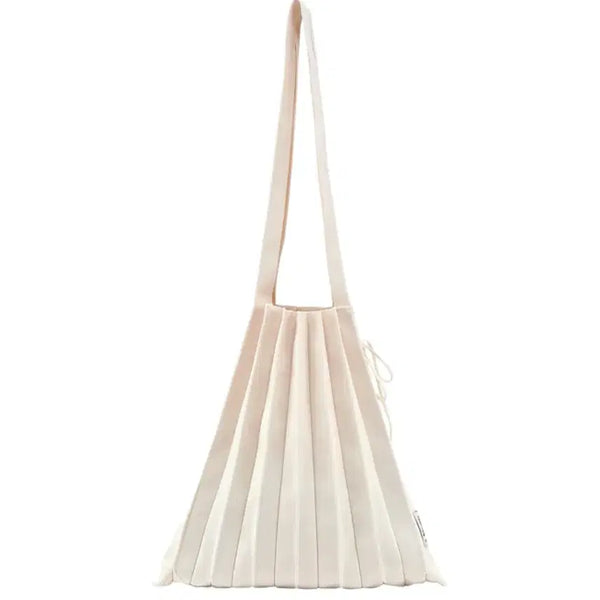 [BUNJANG] Joseph & Stacey Pleats Knit Bag M Vanilla / 조셉앤스테이시 플리츠 니트 M 바닐라