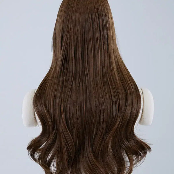 [BUNJANG] PinkAge Rouge Perm Clip-In Hair Extensions Dark Beige / 핑크에이지 루즈펌 붙임머리 가발