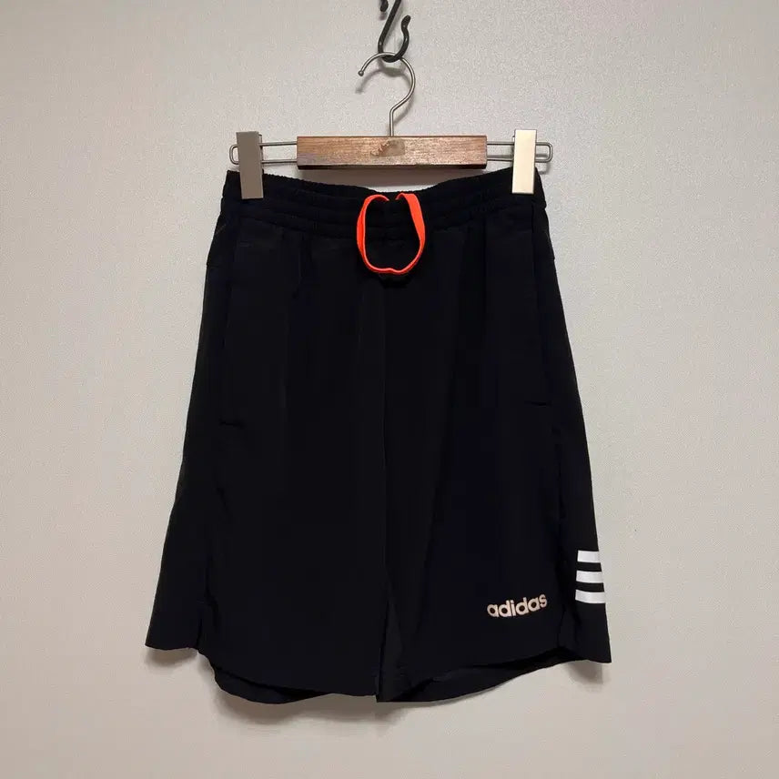 [BUNJANG] Adidas Shorts Black Orange String M / 아디다스 반바지 블랙 오렌지 스트링 m 공용