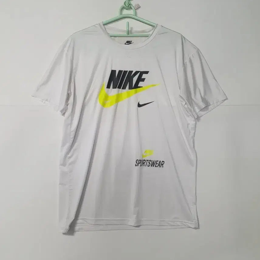 [BUNJANG] Nike Swoosh T-Shirt White / 나이키 스우시 반팔 티셔츠 화이트 0069