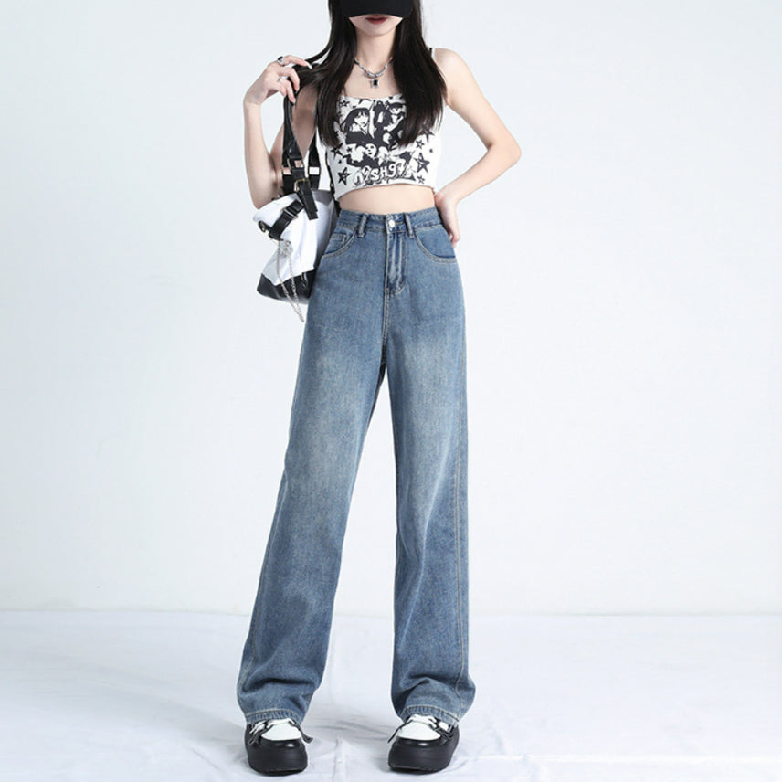 [BUNJANG] Daily Classic Wide Denim Jeans / 데일리 클래식 와이드 데님 청바지