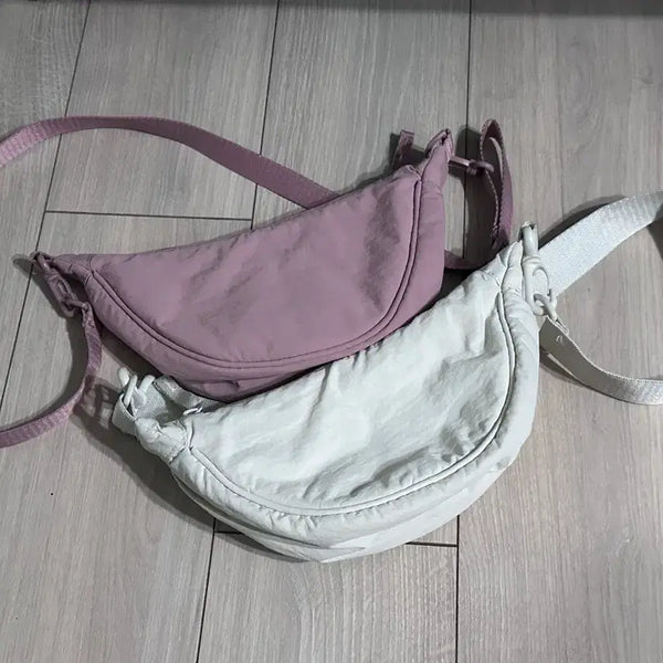 [BUNJANG] Dumpling Bag White and Pink / 만두 가방 사이즈 11.5*21.5*9.5
