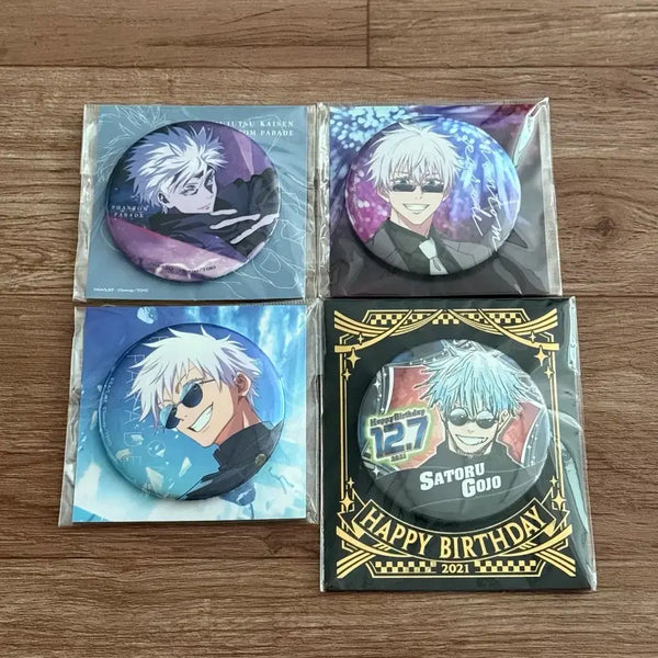 [BUNJANG] Jujutsu Kaisen Phantom Parade Birthday Gojo Can Badge / 주술회전 팬텀퍼레이드 판파레 2021년 생일 버스데이 고죠 캔뱃지