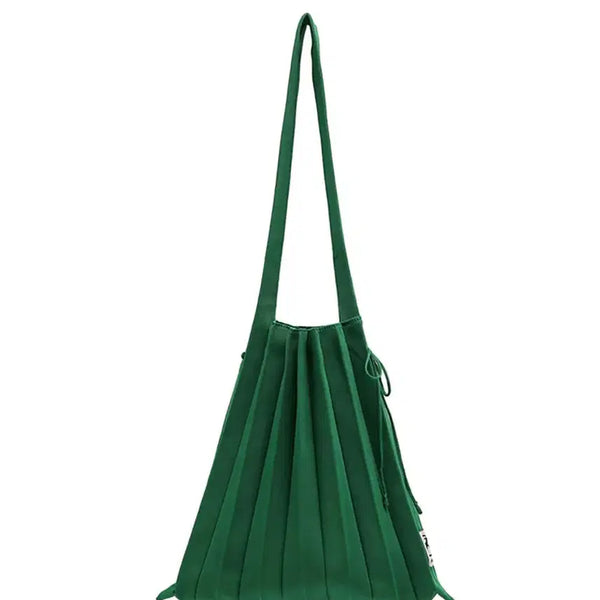 [BUNJANG] Joseph & Stacey Pleats Knit Bag Zelgreen M / 조셉앤스테이시 플리츠 니트백 젤리그린 M