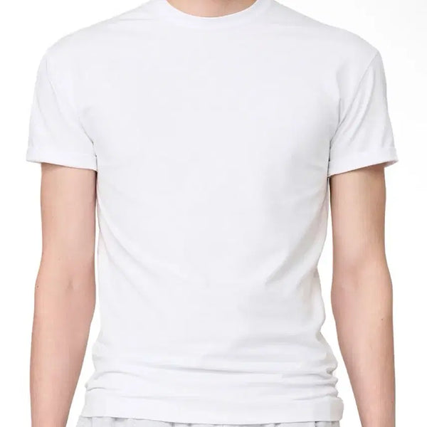 [BUNJANG] DBSR Muscle Fit T-Shirt White L / DBSR 머슬핏 티셔츠 화이트 L 슬림핏