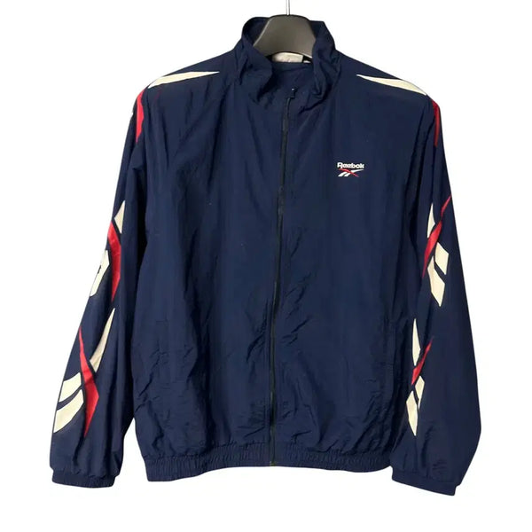 [BUNJANG] Reebok Retro Windbreaker Jacket Navy / L 리복 로고 네이비 레트로 바람막이 자켓