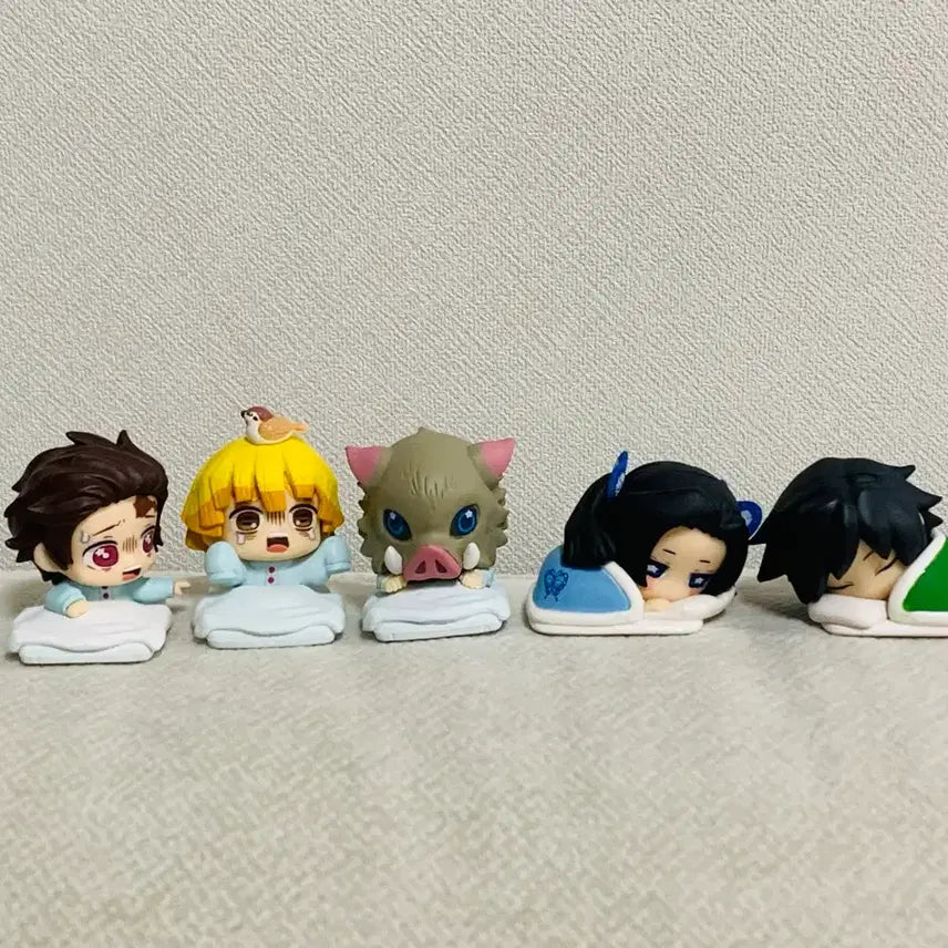 [BUNJANG] Demon Slayer Butterfly Mansion Onemutan Sepia Ver. Figure Set / 귀멸의 칼날 나비저택 오네무탄 세피아 버전 피규어 5종 일괄 판매 기유