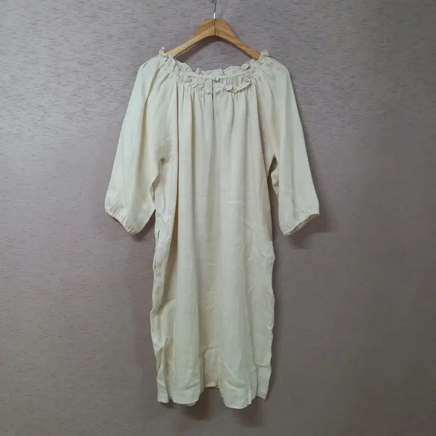 [BUNJANG] Women's Ivory Long Dress / B7-13/아이보리 롱원피스 여성