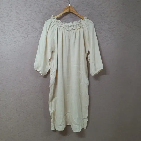 [BUNJANG] Women's Ivory Long Dress / B7-13/아이보리 롱원피스 여성