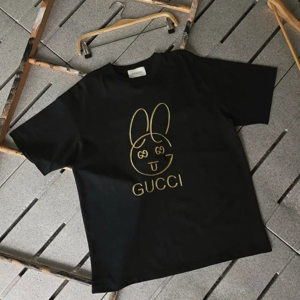 [BUNJANG] Gucci Rabbit Graphic T-Shirt Black / 구찌 토끼 그래픽 티셔츠 블랙