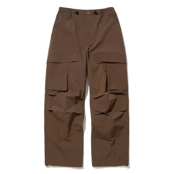 [BUNJANG] Nocle Nylon Pants (Brown) / Nocle - 나일론 팬츠 (Brown)