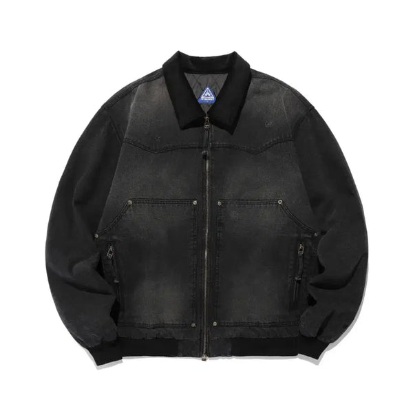 [BUNJANG] Istkunst Denim Jacket Black Washed / 이스트쿤스트 데님 자켓 흑청
