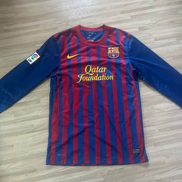 [BUNJANG] FC Barcelona 2011-12 Lionel Messi Long Sleeve Replica Jersey / 바르셀로나 11-12 리오넬 메시 긴팔 유니폼