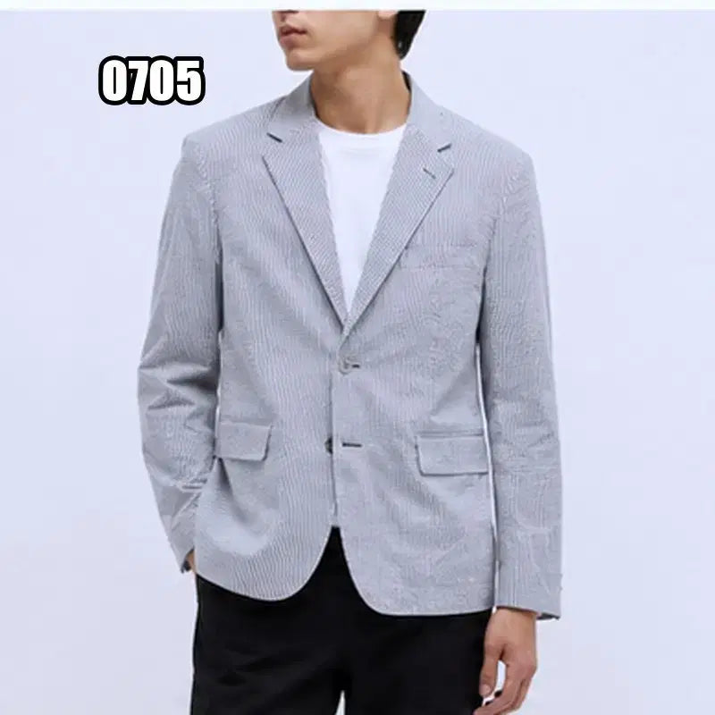 [BUNJANG] Thom Browne Stripe Seersucker Blazer / L 톰브라운 스트라이프 시어서커 블레이저