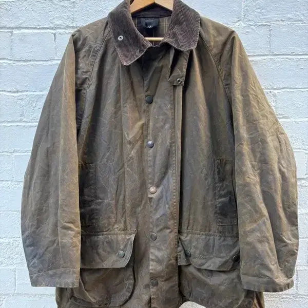 [BUNJANG] Vintage Barbour Classic Beaufort Waxed Cotton Jacket - Brown (C44/XL) / Vintage Barbour Classic Beaufort Wax Jac