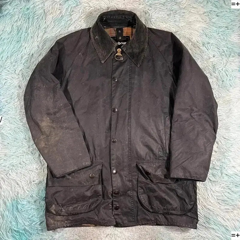 [BUNJANG] Barbour Beaufort Wax Jacket / Black Barbour Beaufort Wax Jacket - Medi