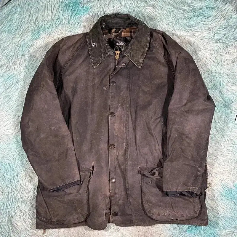 [BUNJANG] Barbour Beaufort Wax Jacket - Large / Black Barbour Beaufort Wax Jacket - Larg
